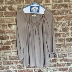 Joie Mauve Silk Shirt